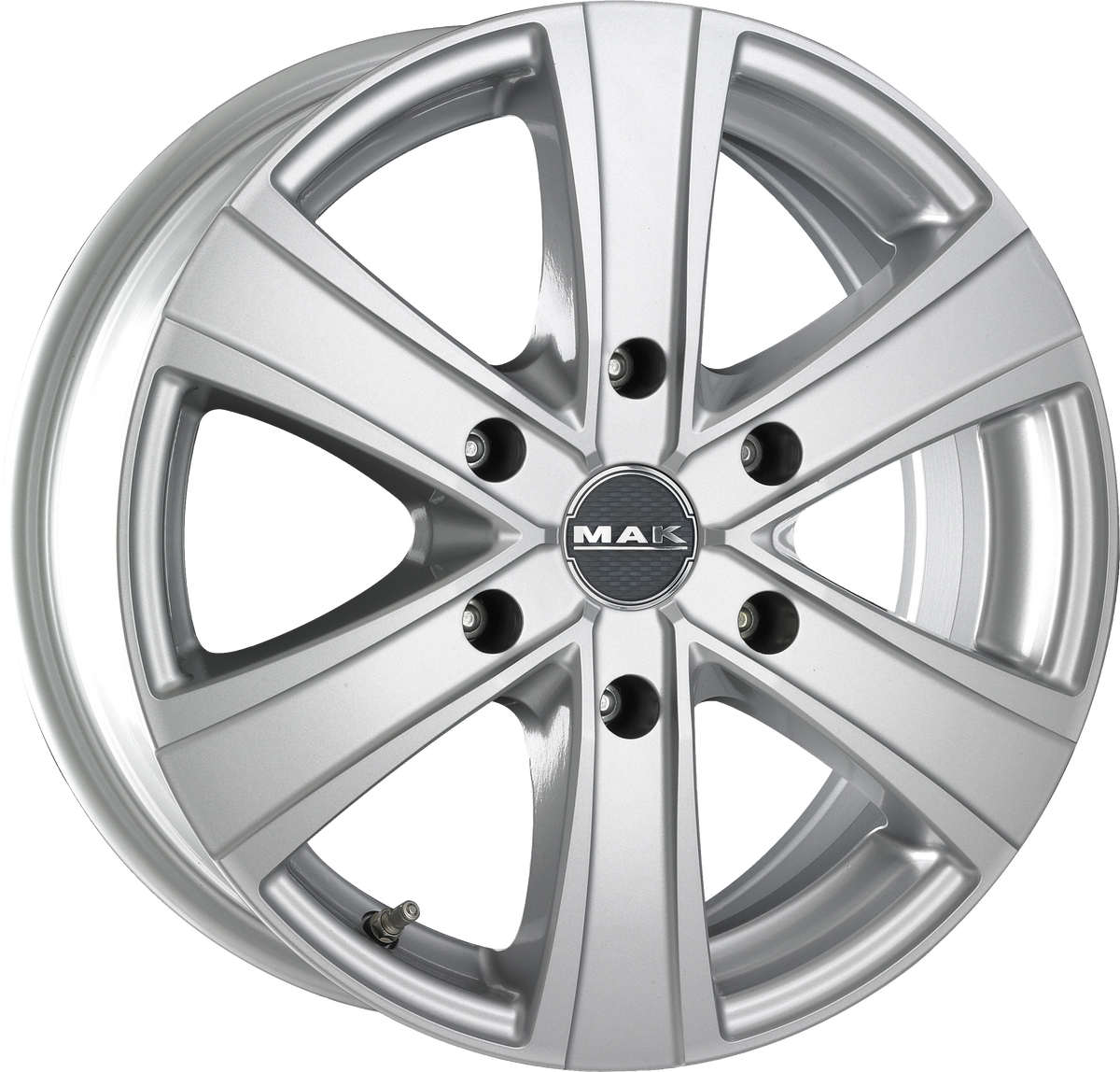 MAK VAN 6 Silver 16x6.5 +50 6x130mm 84.1mm - Wheelwiz