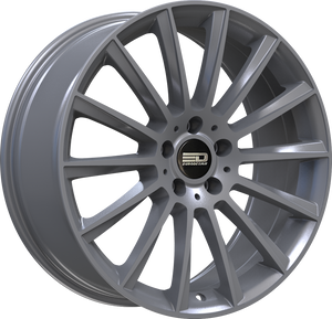 Euro Design Sacco - EFS Matte Gunmetal 18x7.5 +35 5x100|5x105|5x110|5x112|5x115|5x118|5x108|5x114.3|5x98mm 72.6mm - WheelWiz