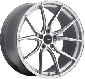 Advanti Hybris Silver w/ Machined Face 18x8 +37 5x100mm 73.1mm