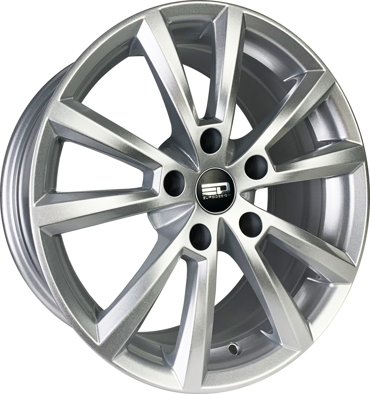 Euro Design AD-2 Silver 17x7.5 +35 5x127mm 71.56mm - WheelWiz