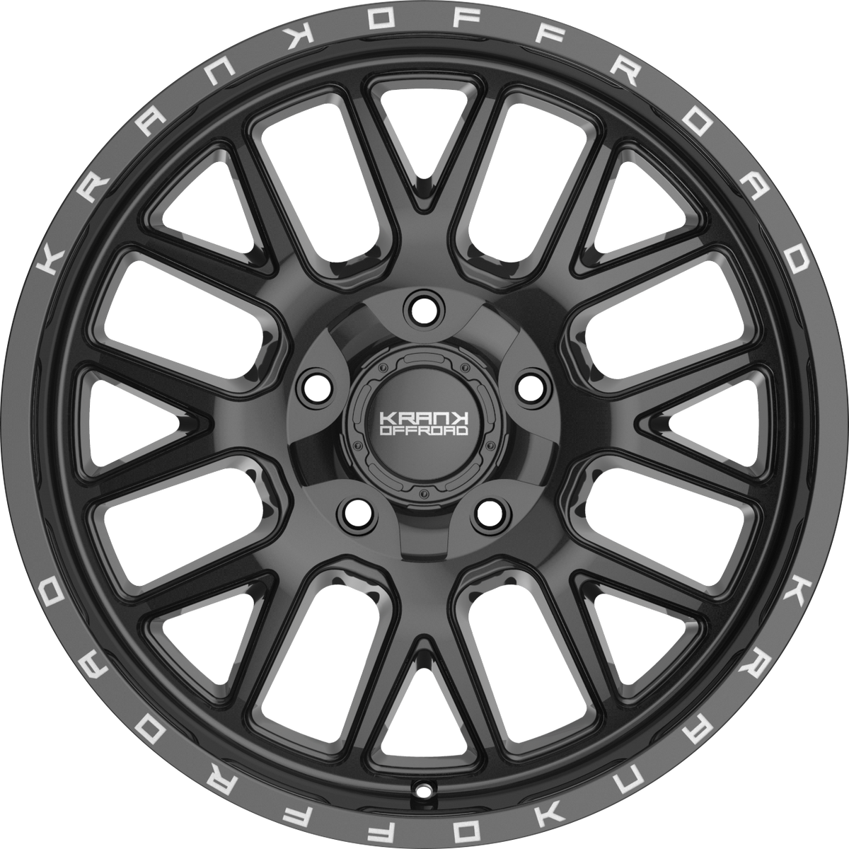 Krank Fuse Gloss Black 22x10 -18 8x180mm 124.4mm