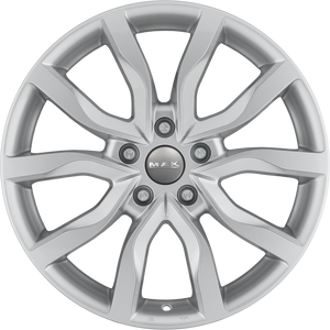 MAK Koln Silver 21x9.5 +45 5x127mm 71.6mm