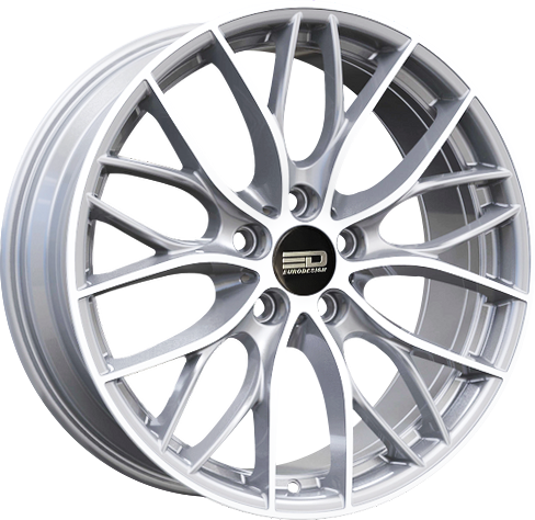 Euro Design Camillo - EFS Hyper Silver 18x8 +42 5x100|5x105|5x110|5x112|5x115|5x118|5x108|5x114.3|5x98mm 72.6mm - Wheelwiz
