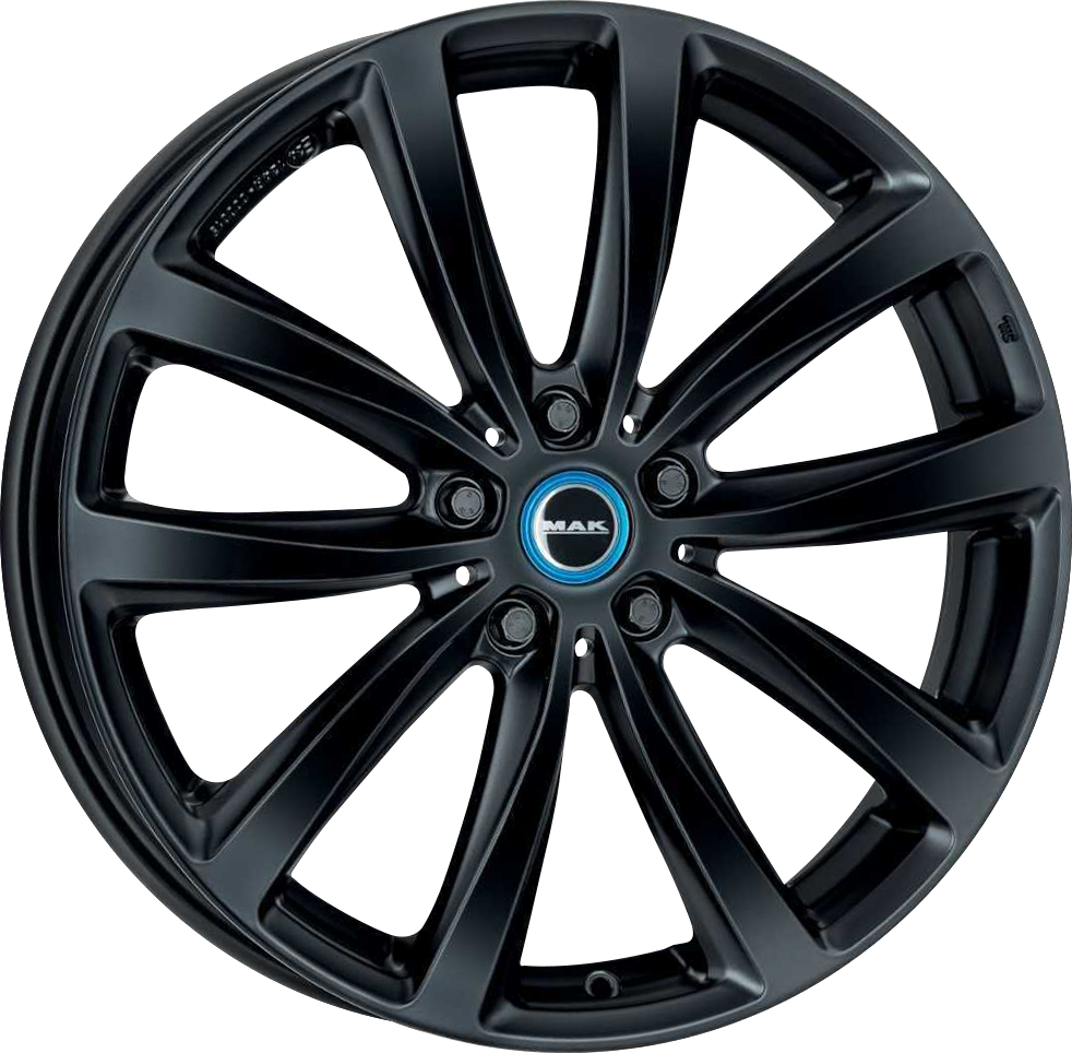 MAK WATT Matte Black 19x5 +43 5x112mm 66.6mm - Wheelwiz