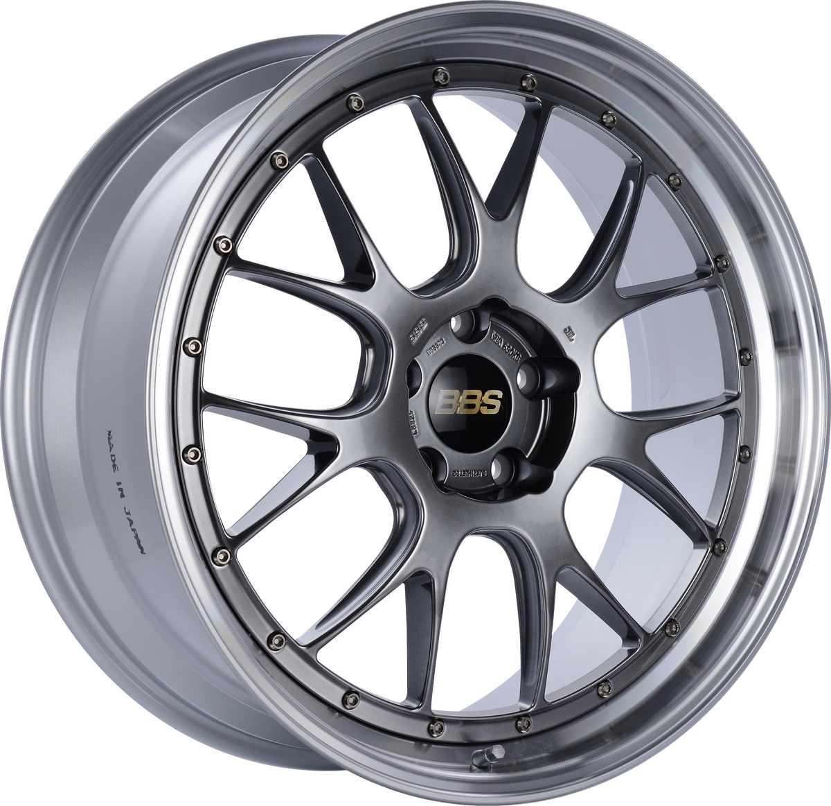 BBS LMR 19x8.5 +43 5x114.3 PFS DIAMON BLACK POLISHED - Wheelwiz