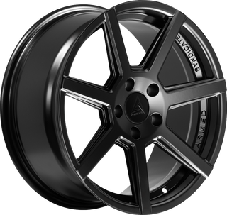 Armed Wheels Assassin Matte Black 18x8 +35 5x120mm 74.1mm