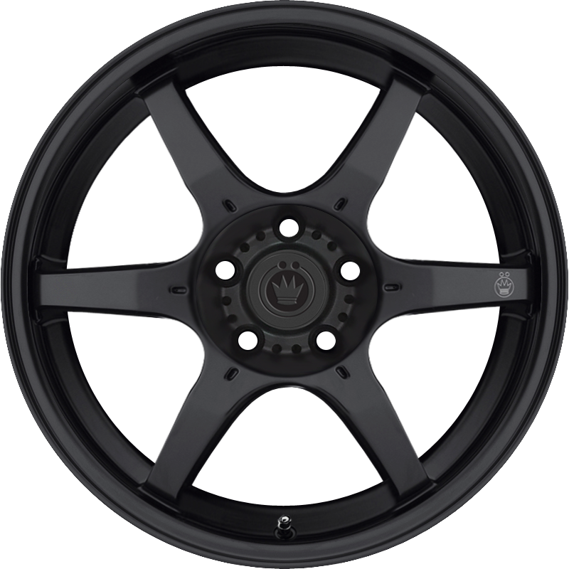 Konig Backbone Matte Black 16x7 +40 4x100mm 73.1mm - Wheelwiz