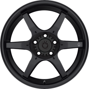 Konig Backbone Matte Black 15x6.5 +38 4x100mm 73.1mm - Wheelwiz