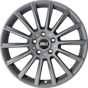 Euro Design Sacco Matte Gunmetal 19x8 +30 5x112mm 66.6mm - WheelWiz