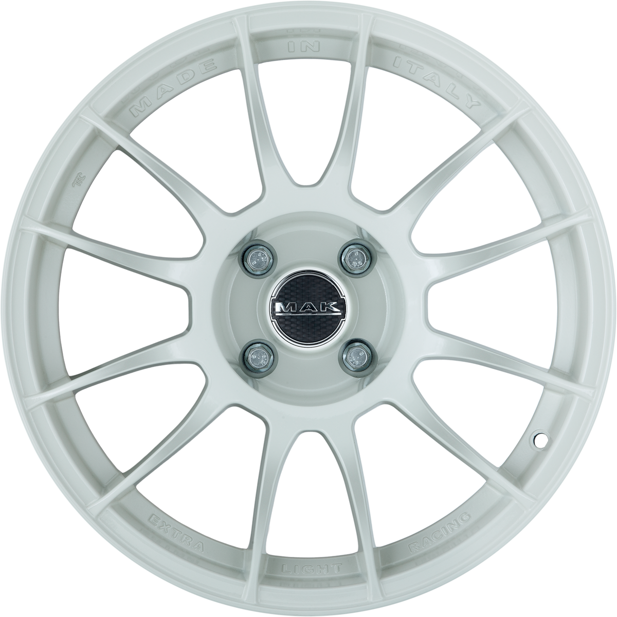 MAK XLR Gloss White 17x7 +45 5x114.3mm 76mm - Wheelwiz