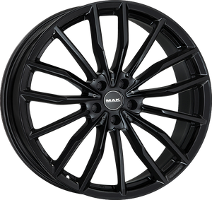 MAK Rapp Gloss Black 21x9.5 +37 5x112mm 66.6mm - Wheelwiz