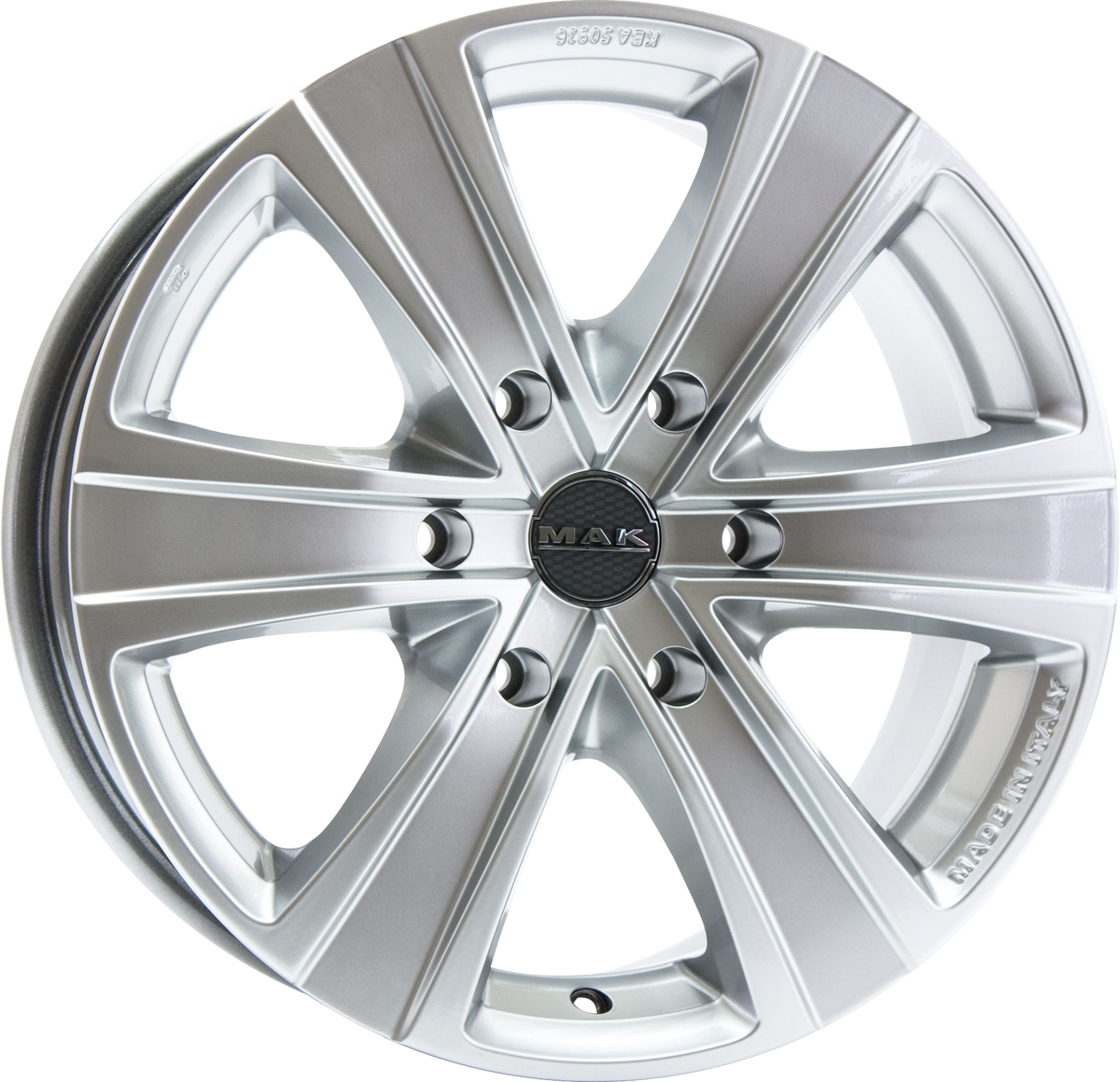 MAK FUOCO Hyper Silver 17x7.5 +45 6x139.7mm 93.1mm - Wheelwiz
