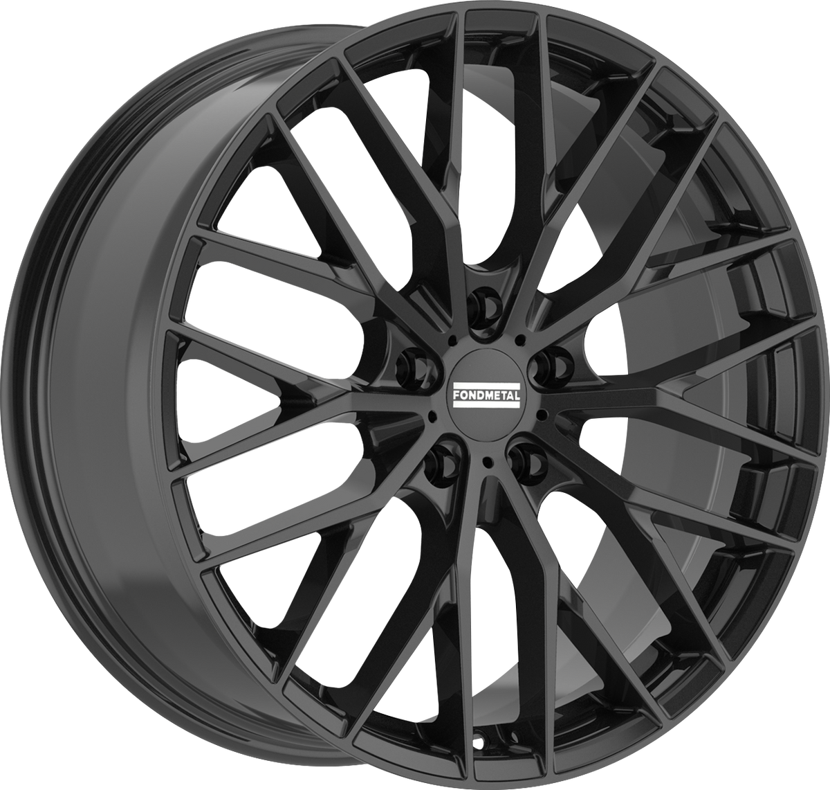 Fondmetal Makhai Gloss Black 20x9 +26 5x112mm 66.5mm - Wheelwiz