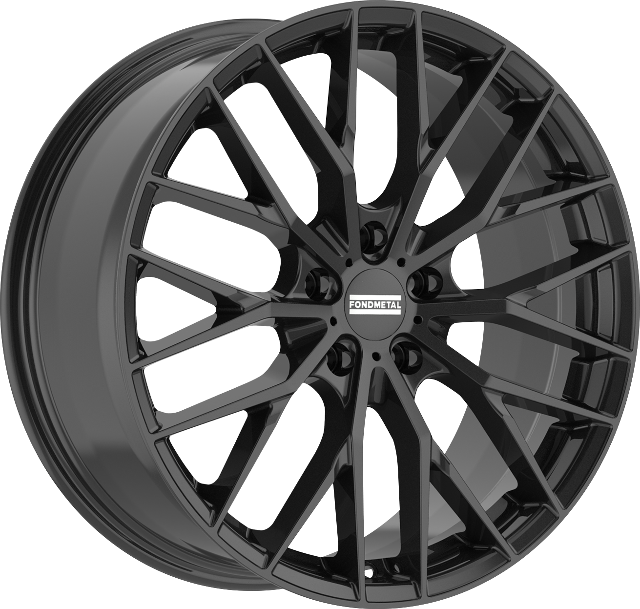 Fondmetal Makhai Gloss Black 20x9 +26 5x112mm 66.5mm - Wheelwiz
