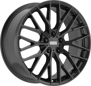 Fondmetal Makhai Gloss Black 19x8.5 +25 5x112mm 66.5mm - Wheelwiz