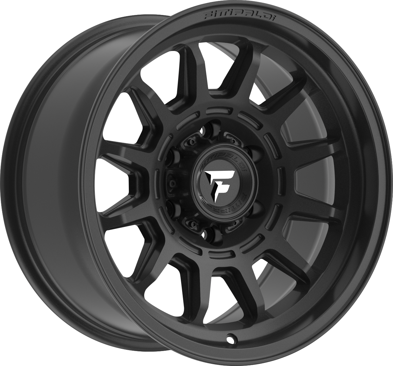 Fittipaldi FT102SB Satin Black 17x8.5 0 5x150mm 110.2mm - Wheelwiz
