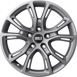 Euro Design SRT Matte Gunmetal 18x8 +42 5x108mm 63.4mm - WheelWiz