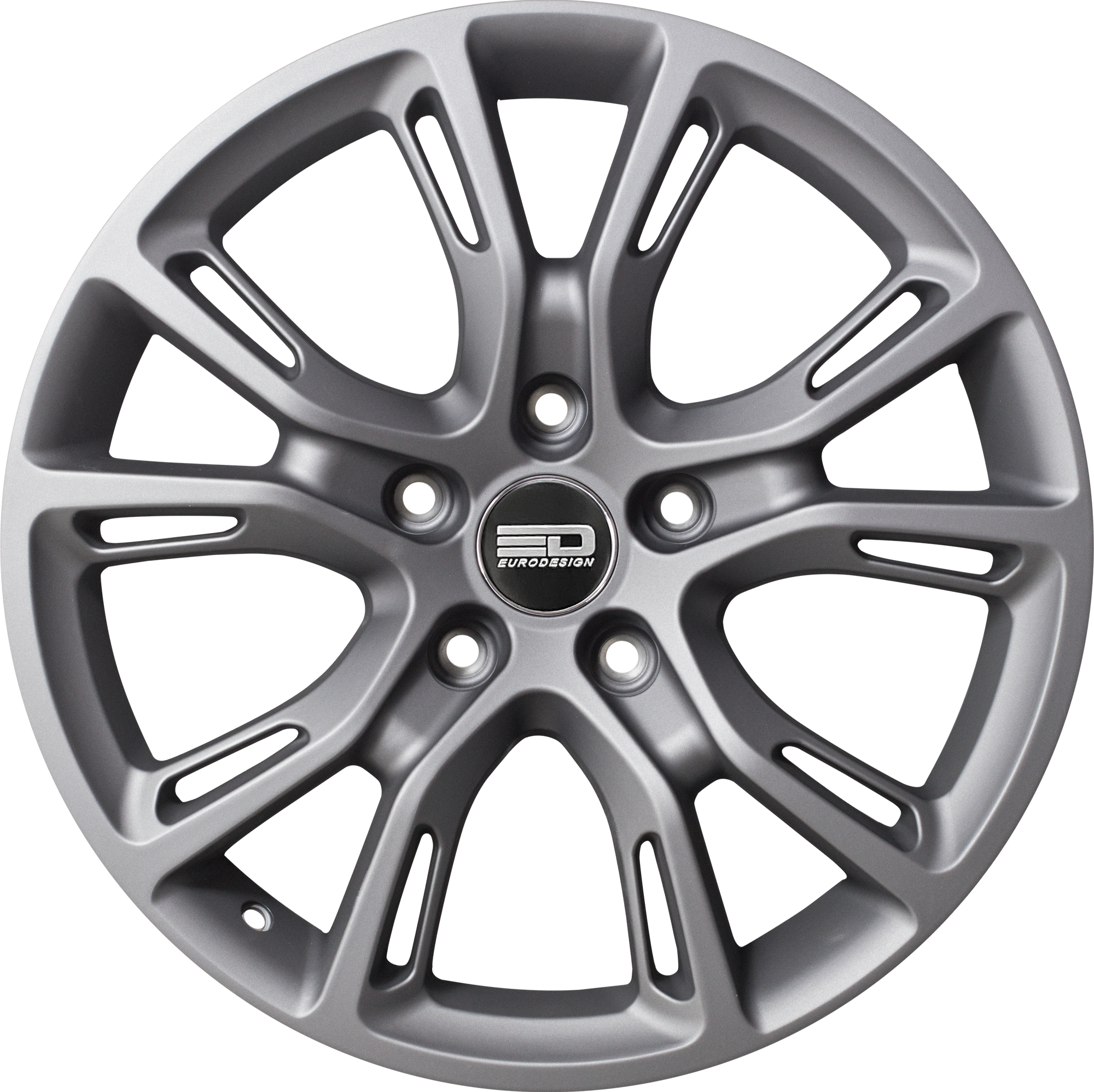 Euro Design SRT - EFS Matte Gunmetal 20x9 +34 5x100|5x105|5x110|5x112|5x115|5x118|5x108|5x114.3|5x98mm 72.6mm - WheelWiz