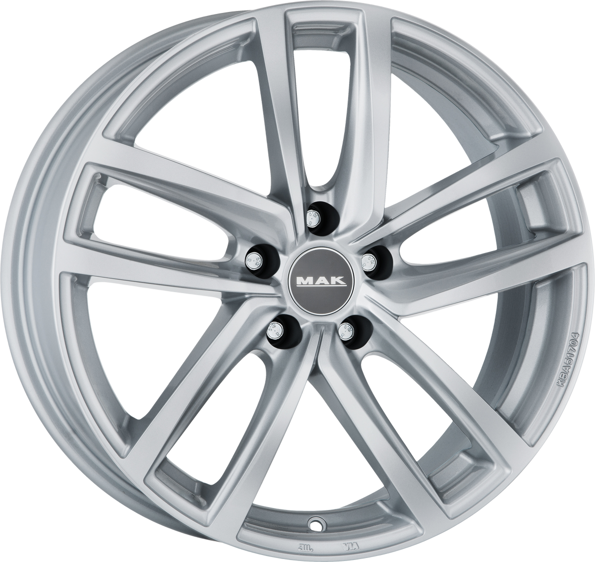 MAK DRESDEN Silver 19x8 +39 5x112mm 66.45mm - Wheelwiz