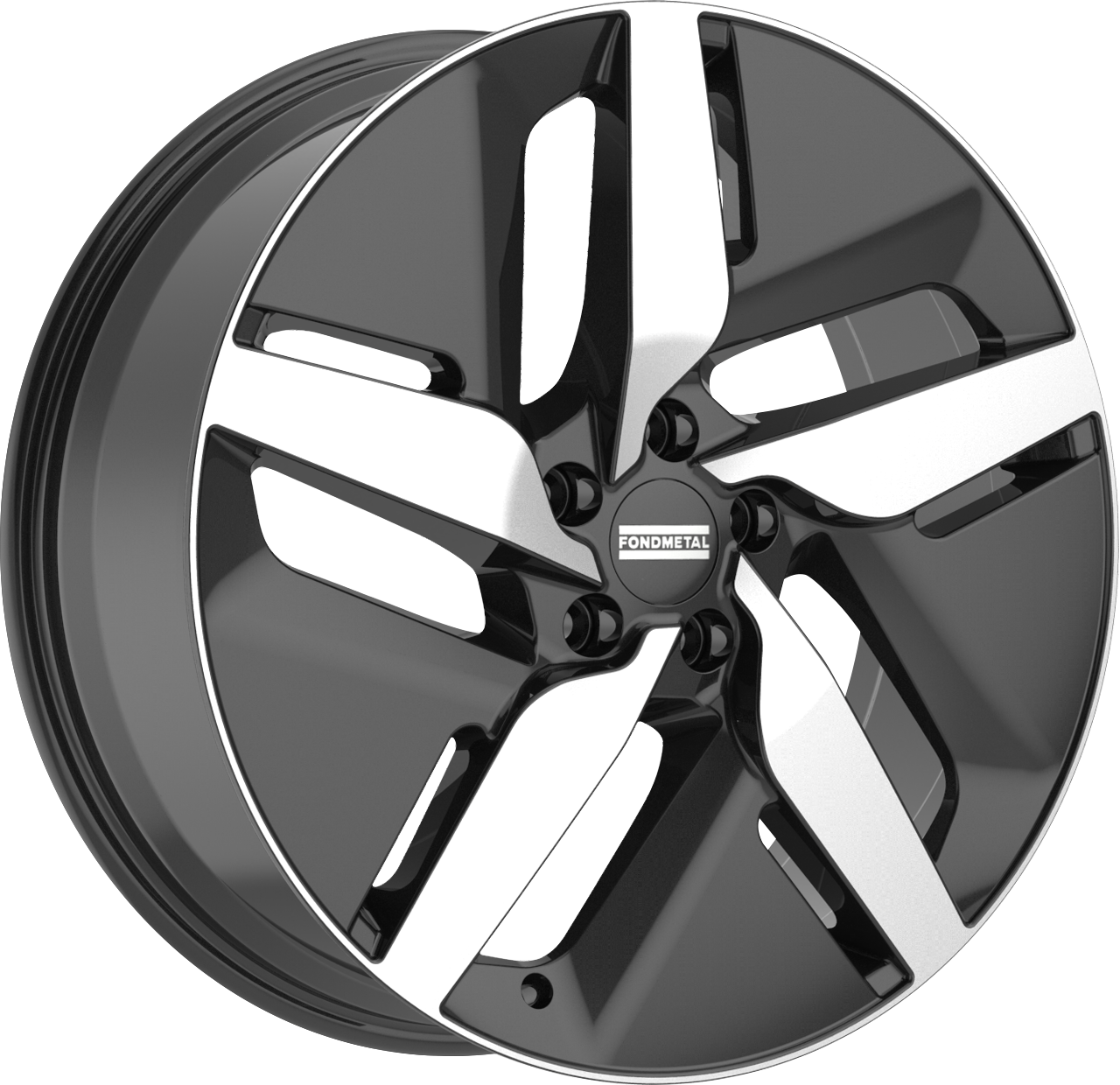 Fondmetal E-Joule Gloss Black Machined 20x9 +34 5x114.3mm 64.1mm - Wheelwiz