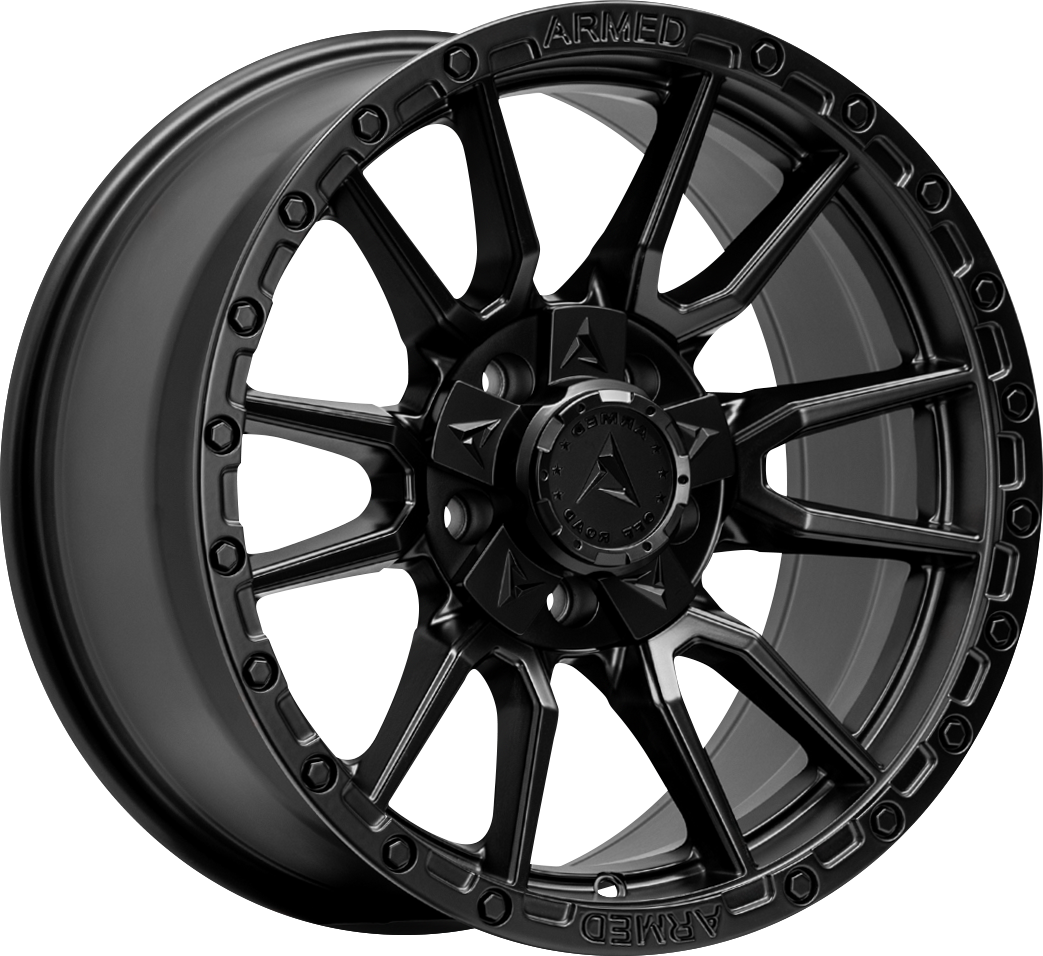 Armed Wheels Spear Full Satin Black 20x9 0 5x127mm 78.1mm - Wheelwiz