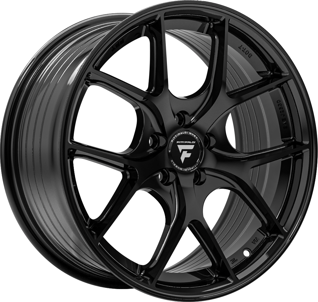 Fittipaldi FS365B Gloss Black 17x8 +35 5x100mm 73.1mm