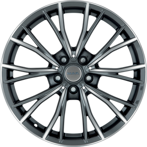 MAK Mark Gunmetal w/ Mirror Face 17x8 +23 5x112mm 66.6mm