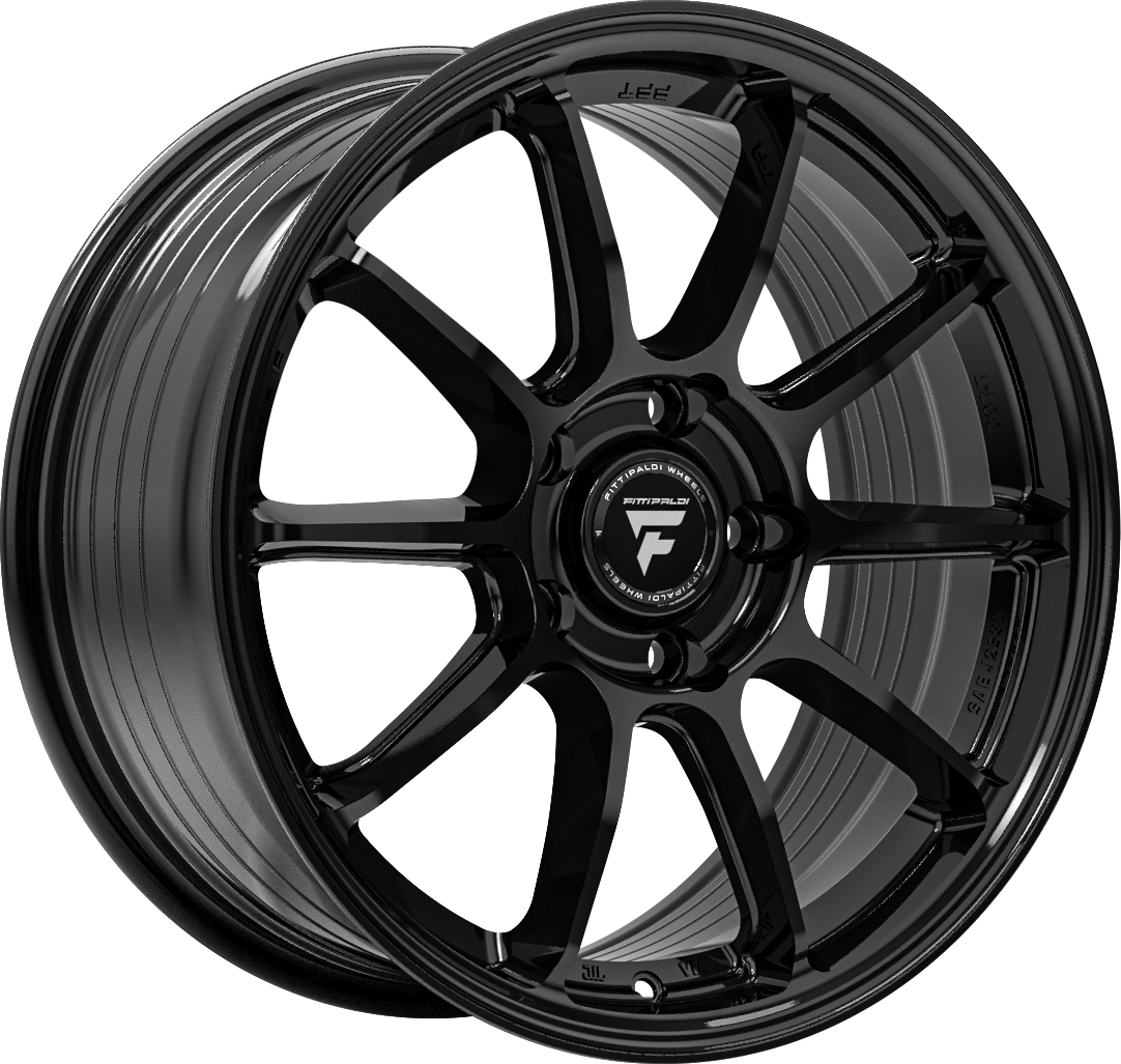 Fittipaldi FS366 Gloss Black 17x8 +35 5x100mm 73.1mm - Wheelwiz