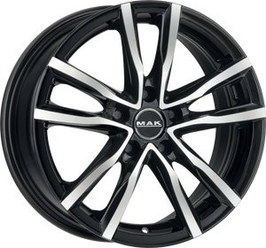 MAK Milano4 Black Mirror 16x6.5 +35 4x100mm 72mm