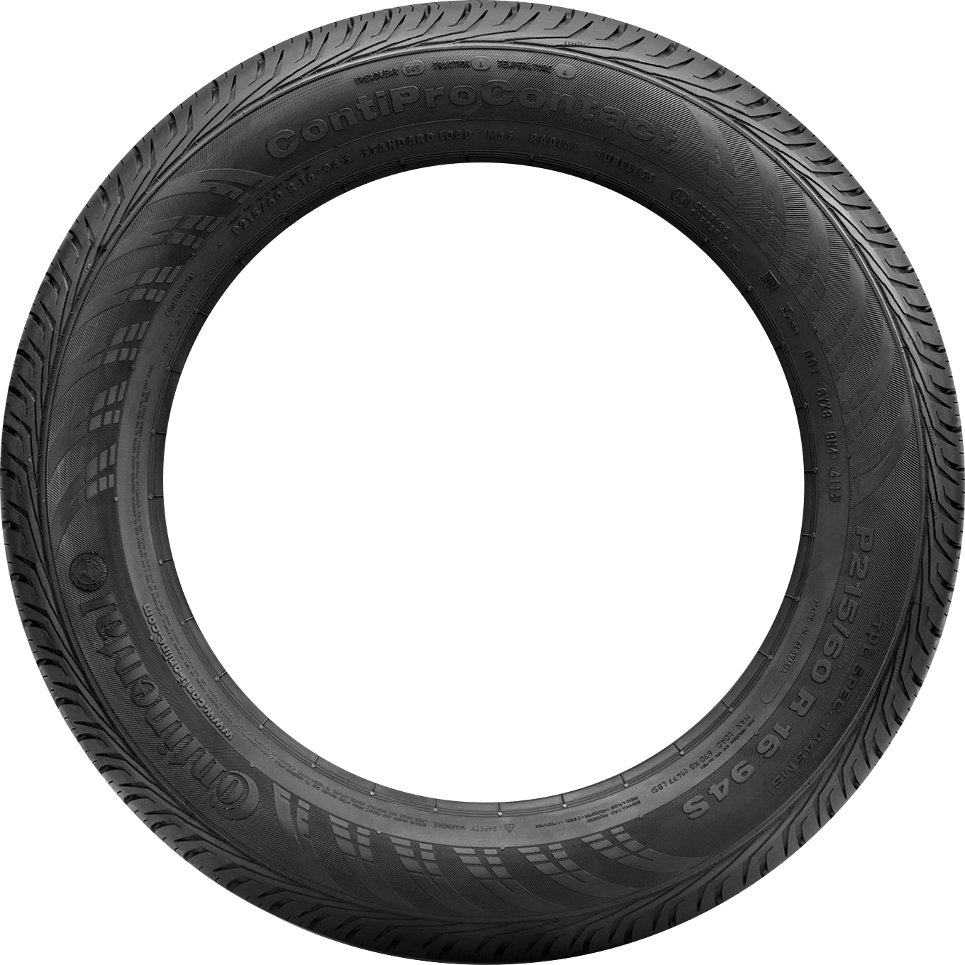 Continental ContiProContact 225/50R17 94V SSR (*) - Wheelwiz