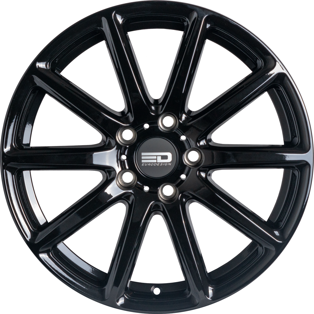 Euro Design Legend Gloss Black 18x8 +35 5x112mm 57.1mm - Wheelwiz