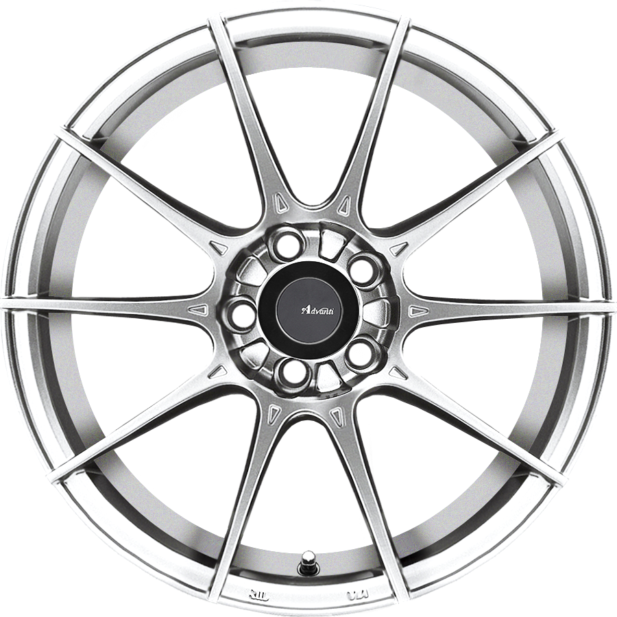 Advanti Storm S1 Hyper Silver 17x8 +30 5x120mm 74.1mm - Wheelwiz