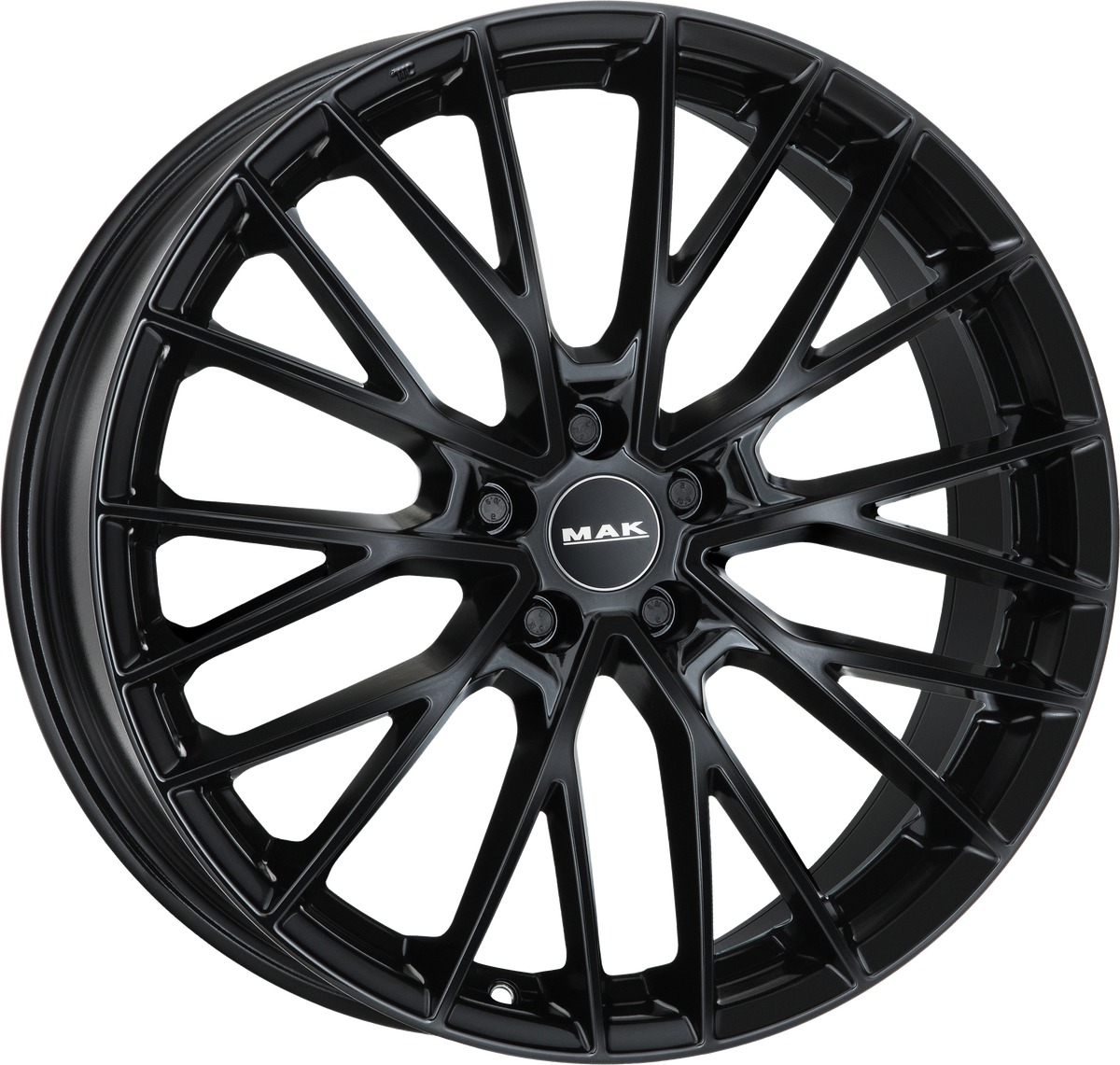 MAK Speciale Gloss Black 23x10 +48 5x130mm 71.6mm - Wheelwiz