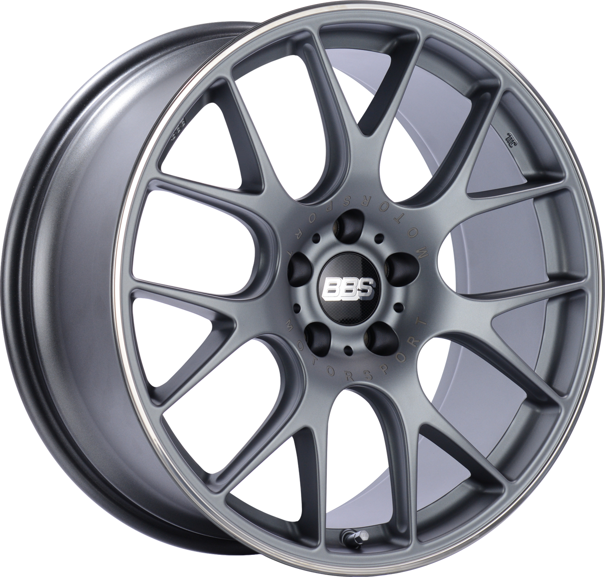 BBS CHR TITANIUM w/STAINLESS LIP 19x9 CUSTOM 5x120mm - Wheelwiz