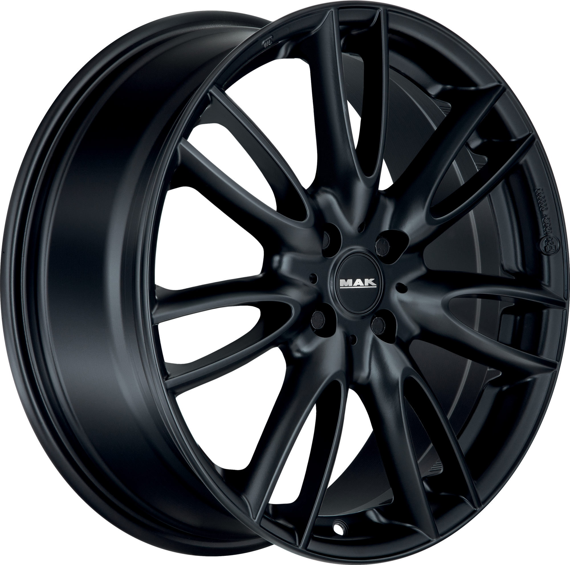 MAK Jackie W Matte Black 15x5.5 +46 5x112mm 66.6mm