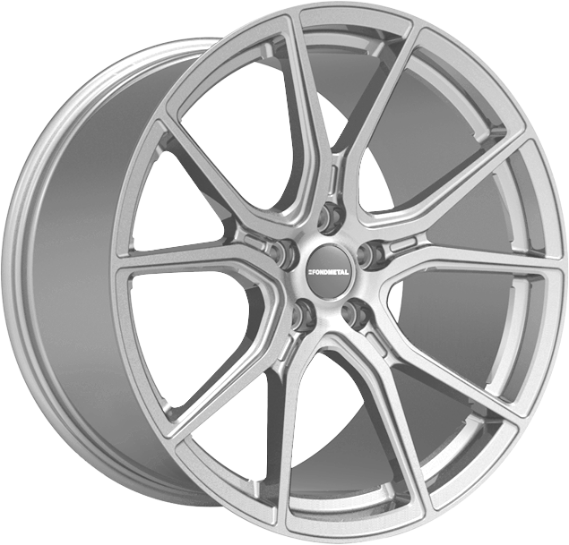 Fondmetal STC45 Gloss Silver 20x10.5 +45 5x114.3mm 70.4mm - Wheelwiz