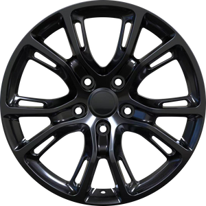 YKW Replica MF6 Gloss Black 18x8 +34 5x127mm 71.56mm - Wheelwiz