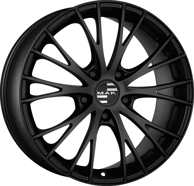 MAK RENNEN Matte Black 20x11 +70 5x130mm 71.6mm - Wheelwiz