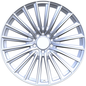 YKW Replica MF30 Silver 20x8.5 +30 5x112mm 66.6mm - Wheelwiz