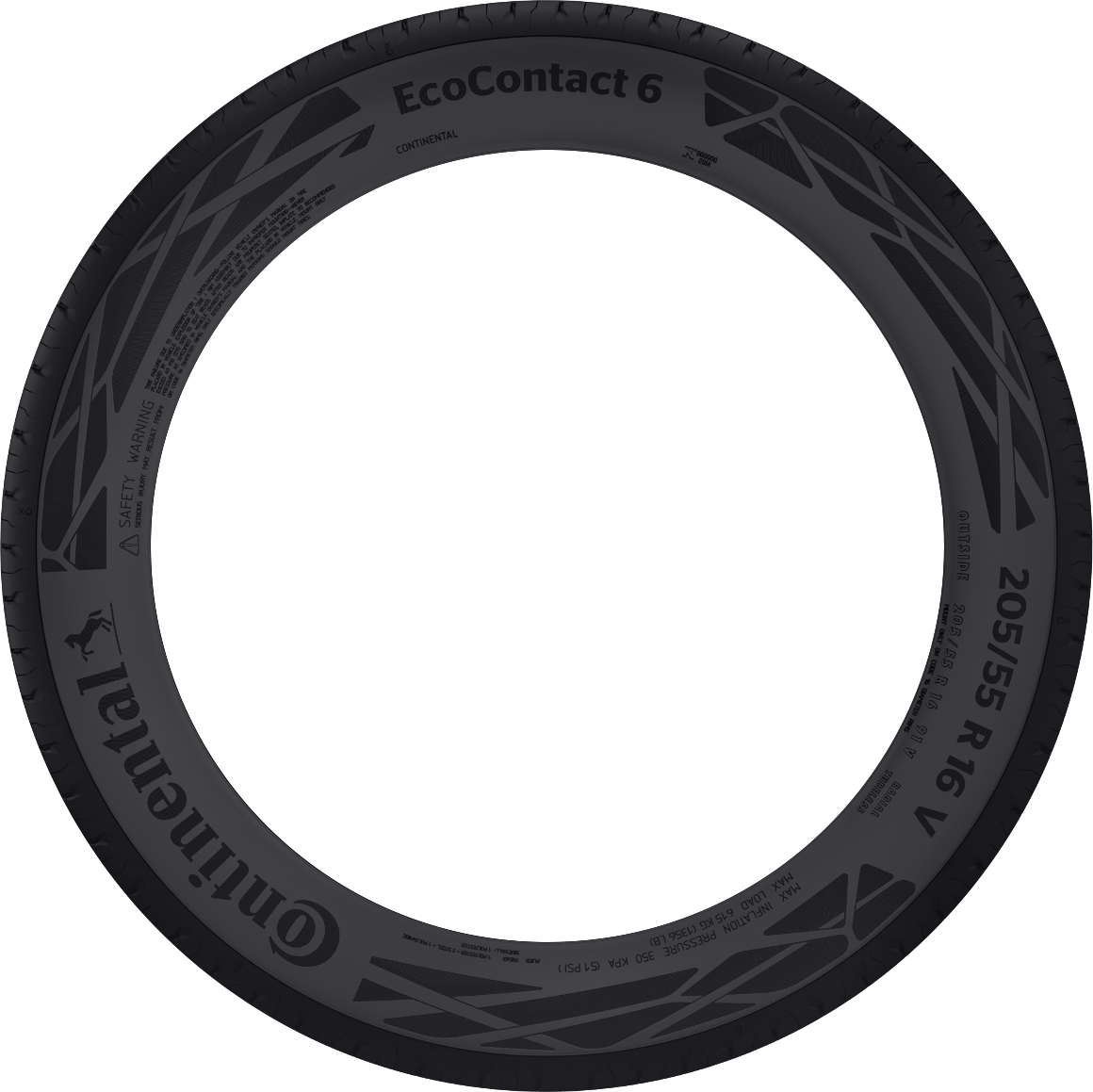 Continental EcoContact 6 225/40R18 92Y XL SSR (*)