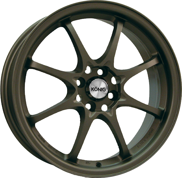 Konig Helium Matte Bronze 15x6.5 +40 4x100mm 73.1mm - Wheelwiz