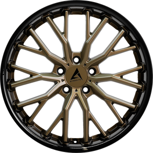 Armed Wheels Shank Matte Bronze Face + Gloss Black Lip 20x10.5 +45 5x109mm 74.1mm - Wheelwiz