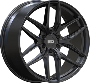 Euro Design Forza 6 Matte Black 20x9 +15 6x139.7mm 78.1mm