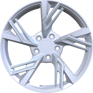 YKW Replica MF18 Silver 17x7.5 +35 5x112mm 66.5mm - Wheelwiz