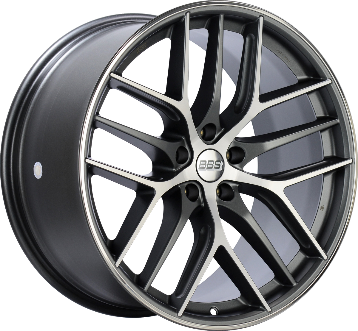BBS CC-R GRAPHITE DIAMOND 19x9.5 CUSTOM 5x112mm - Wheelwiz