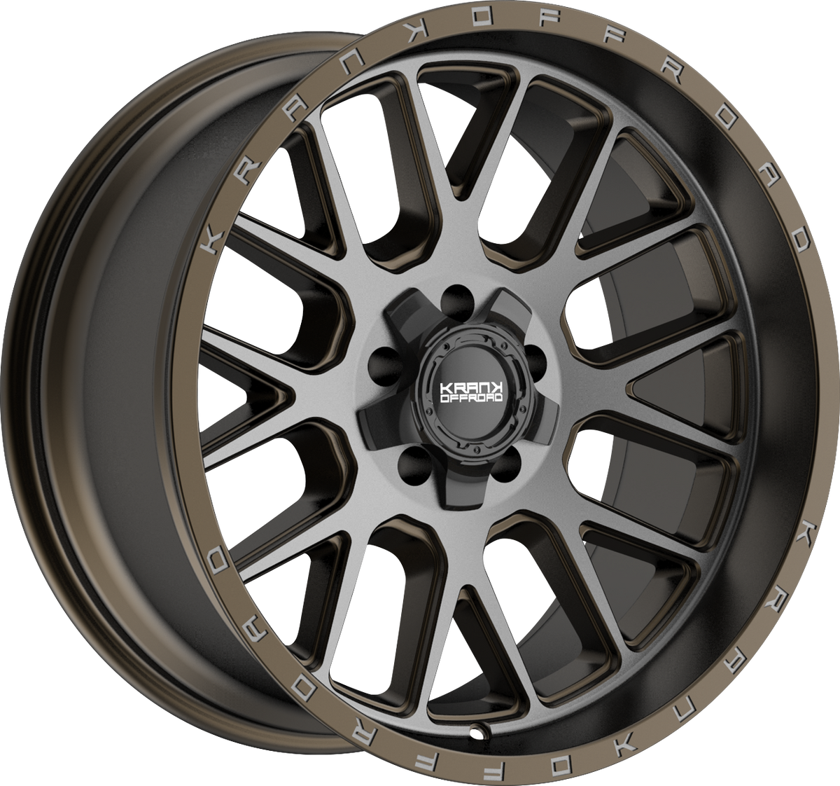 Krank Fuse Bronze Dark Tint 20x10 -18 5x127|5x139.7mm 77.8mm - Wheelwiz