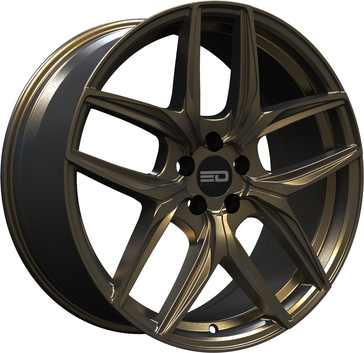 Euro Design Forza - EFS Matte Bronze 20x9 +35 5x100|5x105|5x110|5x112|5x115|5x118|5x108|5x114.3|5x98mm 72.6mm - Wheelwiz