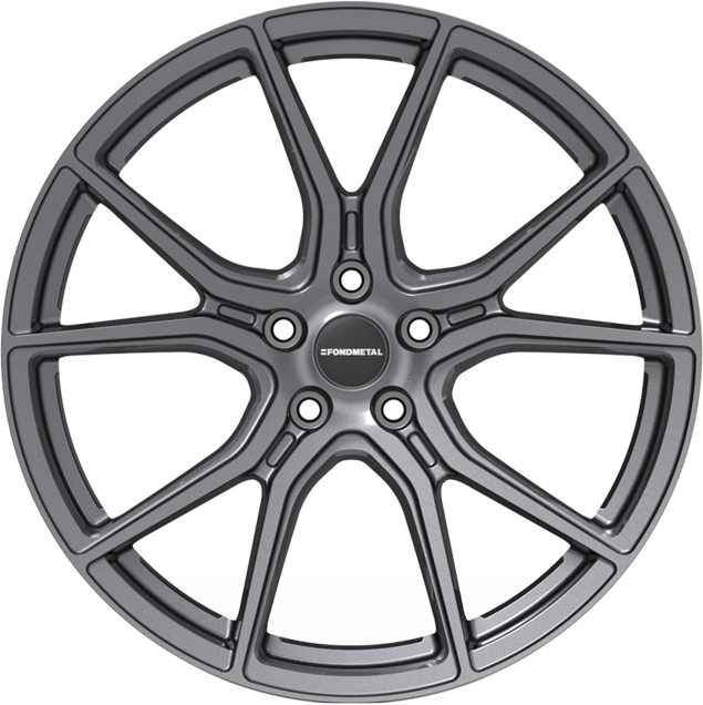 Fondmetal STC45 Matte Titanium 20x10.5 +45 5x114.3mm 70.4mm - Wheelwiz