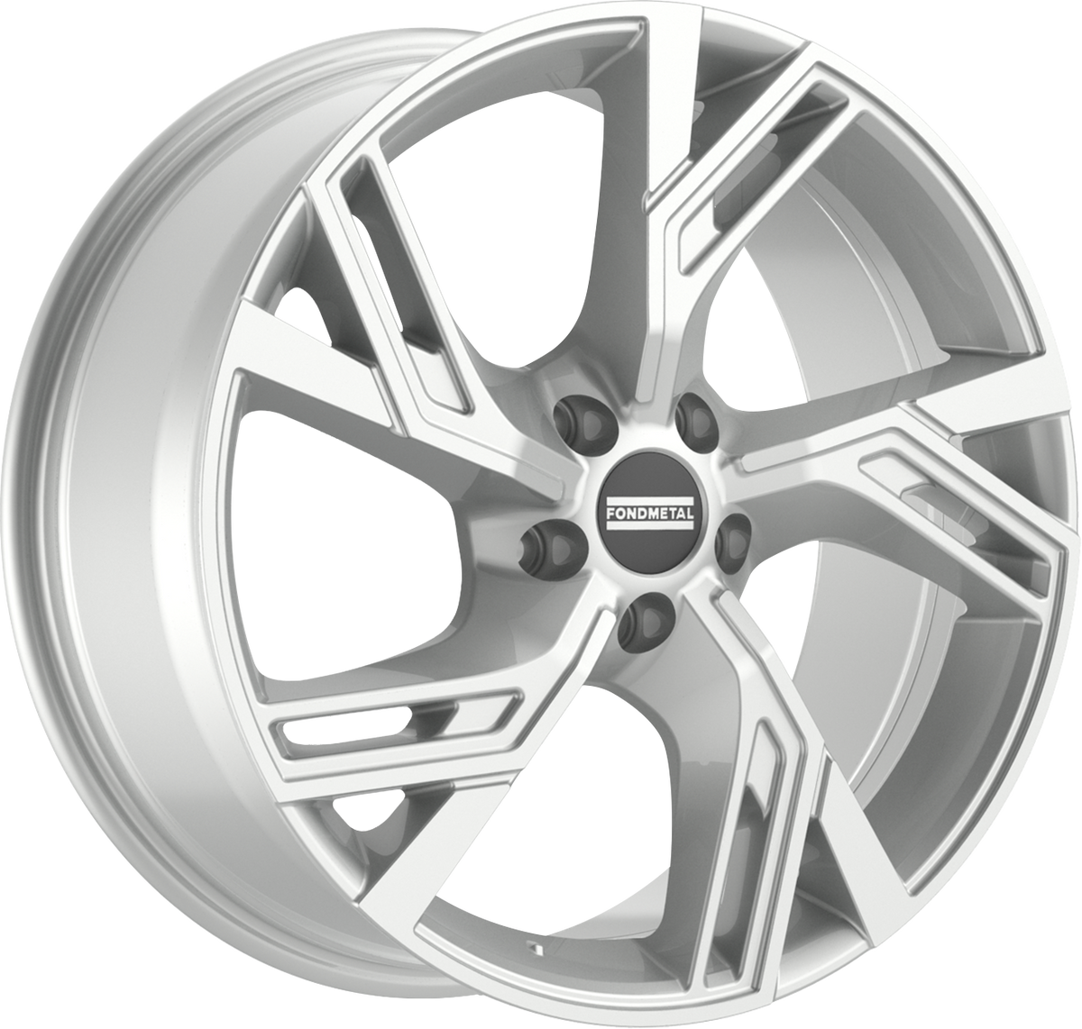 Fondmetal Atena Gloss Silver 20x8.5 +39 5x112mm 66.5mm - Wheelwiz