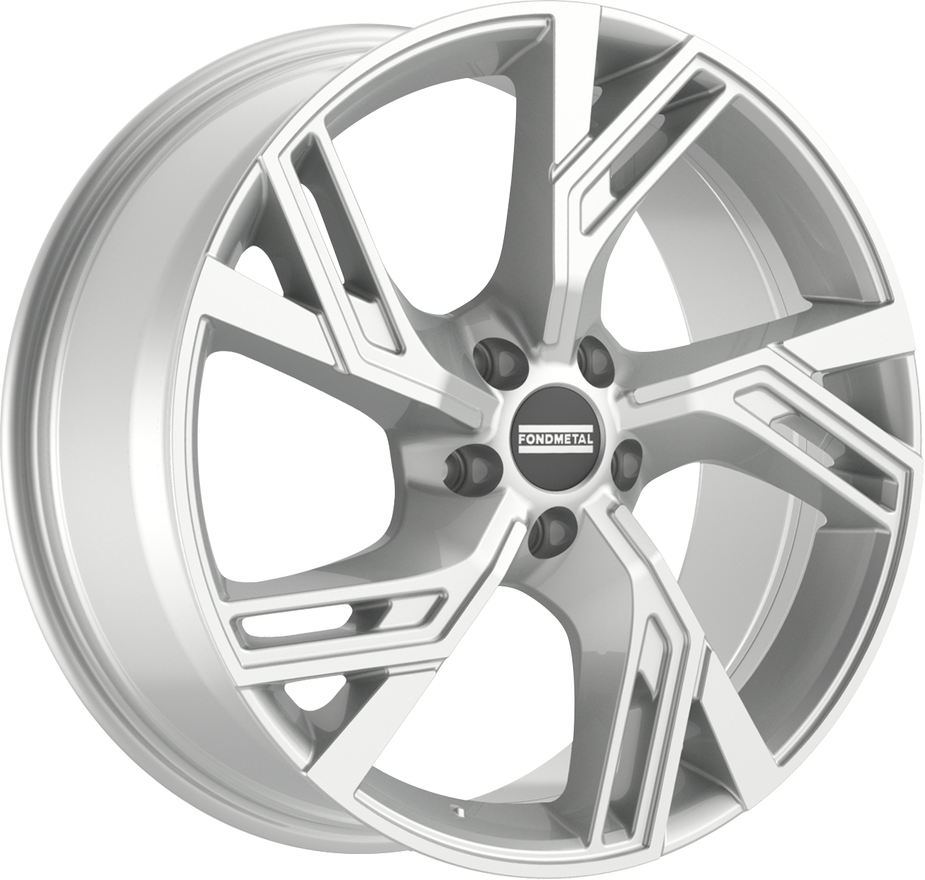 Fondmetal Atena Gloss Silver 20x8.5 +39 5x112mm 66.5mm - Wheelwiz